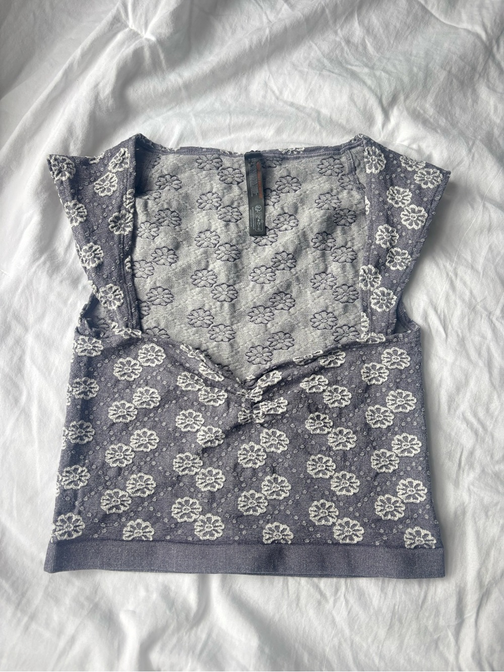 Urban Outfitters Gray Floral tank